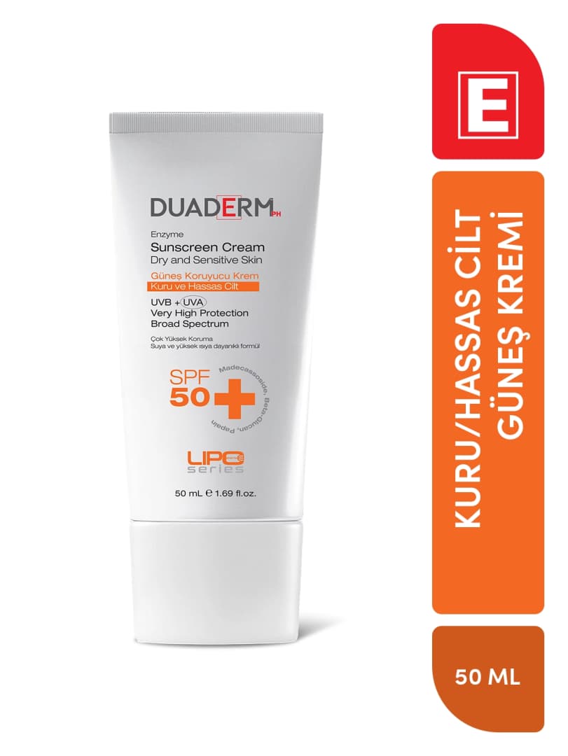 Güneş Koruyucu Krem Kuru ve Hassas Cilt SPF50+