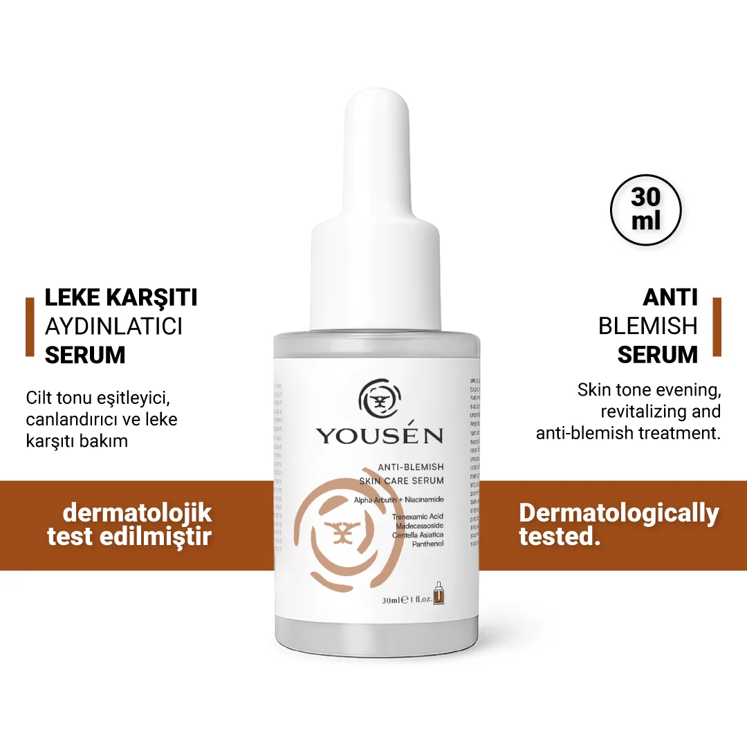 Çok Aktifli Leke Karşıtı ve Cilt Tonu Dengeleyici Leke Karşıtı Bakım Serumu Arbutin 30 ml – Siyah, L