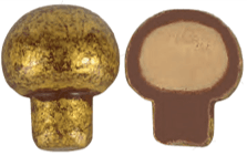 BEYAZ BADEMLİ GIANDUJA DOLGULU MANTAR ŞEKERLİ - ALTIN 2,4 kg